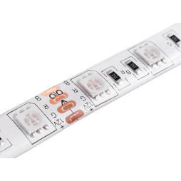 Світлодіодна стрічка 5050-60led-10mm-12V 14,4W/m IP65 подвійна плата RGB LEDUA