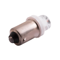 Світлодіодна авто лампа BA9S-1pc-увігнутий LED білий 24V LEDUA