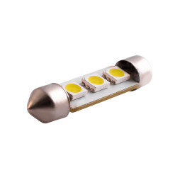 Світлодіодна авто лампа S85-41mm-3pcs 5050 білий 24V LEDUA