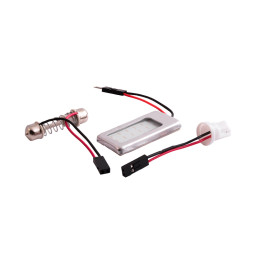 Светодиодная автолампа T10 W5W PCB 12В 3Вт синий