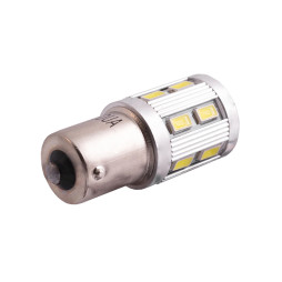 Світлодіодна авто лампа T25-5630-12SMD+1SMD Gree 1156 білий 12V LEDUA