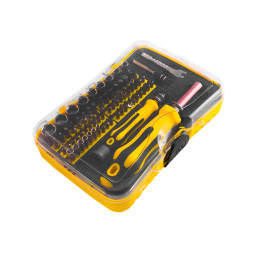 Отвертка Lemanso LTL10040 с набором бит и головок 70 предметов