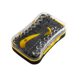 Отвертка Lemanso LTL10021 с набором бит и головок 47 предметов