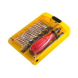 Отвертка Lemanso LTL10019 с набором головок и прецизионных бит 38 предметов