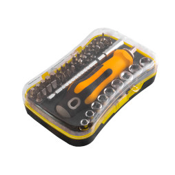 Набір головок і біт з рукояткою 43шт LTL10018 Лємансо