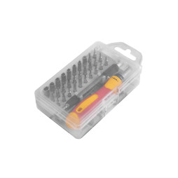 Отвертка Lemanso LTL10034 с набором бит, головок и удлинителем 33 предмета