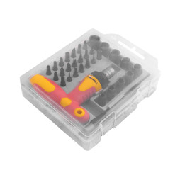 Набір змінних головок і біт з трещіткою 33шт LTL10036 Лємансо