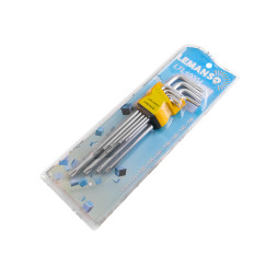 Набор шестигранных ключей Lemanso LTL10004 Torx 9 предметов