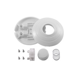 Кнопка кругла біла ножний вимикач 317 LEDUA