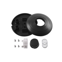 Кнопка кругла чорна ножний вимикач 317 LEDUA