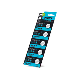 Батарейка літієва CR1620 5шт BLISTER CARD CARD