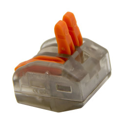 Клема з'єднувальна (3-я) прозора LMA328 Лємансо