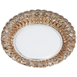 Світлодіодний вбудований світильник Feron 7315 з підсвіткою коричневий