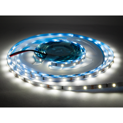 Светодиодная лента 1 м SMD2835 60 LED 12В 4.8Вт/м 22LM/LED IP20 6500K холодный белый