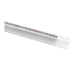 Кліпса світлодіодна пластикова для підсвітки скляних полиць 12V/DC 2,4w 500мм, синє світло, чорний провід LEDUA