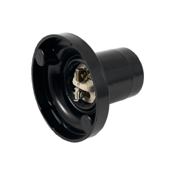 Патрон Е27 прямой Lemanso LM2521 на стену бакелит Черный