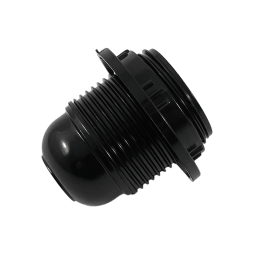 Патрон Е27 Lemanso LM2506 резьба + кольцо бакелит Черный