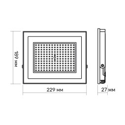 LED прожектор TITANUM TLF1006 100W 6500K
