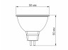 Светодиодная лампа VIDEX MR16е 3W GU5.3 4100K 220V (VL-MR16e-03534)