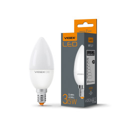 Світлодіодна лампа C37e 3.5W E14 3000K 220V (VL-C37e-35143) VIDEX
