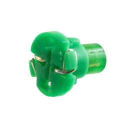 Світлодіодна авто лампа T5-B4.2-COB зелена 12V LEDUA