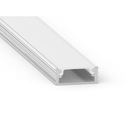 Профиль алюминиевый анодированный LEDUA АЛ-02-4 + рассеиватель для LED ленты накладной 1 м