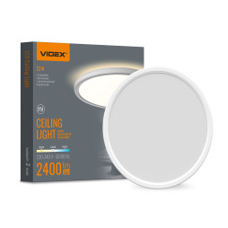 LED светильник с декоративной подсветкой VIDEX DL5R 22W 3000K-4000K-5000K White