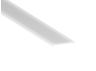 Профиль алюминиевый LEDUA АЛ-23-1 + рассеиватель для LED ленты накладной/подвесной 3 м Белый