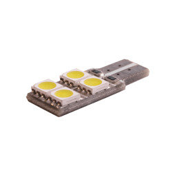 Светодиодная автолампа T10 W5W 12В с обманкой SMD5050-4led белый
