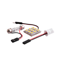 Светодиодная автолампа T10 W5W PCB 12В SMD5050-9led белый