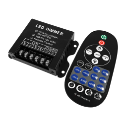 Диммер для светодиодной ленты OEM D-30A-RF23-B радио 10A/CH 12-48V Черный