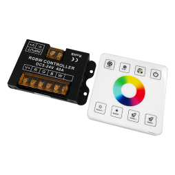 Контроллер RGBW DC5-24V (10A*4канала) білий C-40-Touch-V2 OEM