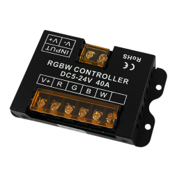 Контроллер RGBW DC5-24V (10A*4канала) білий C-40-Touch-V2 OEM