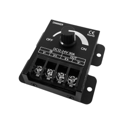 Диммер OEM D-30-Manual-B Настенная панель 30А 12-24V Черный