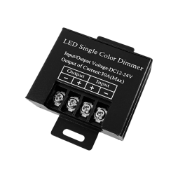 Диммер для светодиодной ленты OEM D-30A-RF3 радио 30A 12-24V Черный