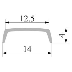 АЛ-36-1 Опал матовий дифузор 2м LEDUA
