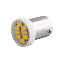 Світлодіодна авто лампа BA9S-3014-8smd білий 24V LEDUA