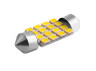 Світлодіодна авто лампа S85-36mm-16smd 2835 білий 12V LEDUA