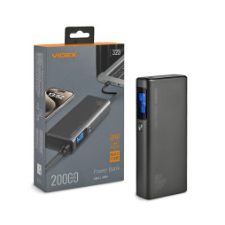 Повербанк 20000mAh VIDEX VPB-323 130W PD100W