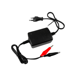 Автоматичний зарядний пристрій 100-240V для акумулятора 12В - DC 13.8 V/1,3A+крокодили LM40405 Лємансо