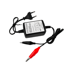 Автоматичний зарядний пристрій 100-240V для акумулятора 12В - DC 13.8 V/1,3A+крокодили LM40405 Лємансо