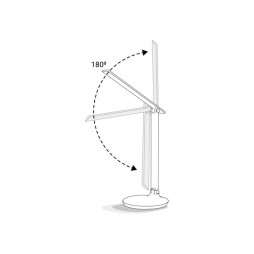 Свiтильник свiтлодiодний настiльний  DE1728  9W 2700K-4000K-6500K  білий