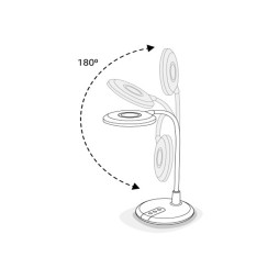 Свiтильник свiтлодiодний настiльний DE1731 8W 220V 3000K-4000К-6000К чорний