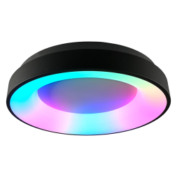 Светильник светодиодный накладной VIDEX EDGE-RC-72W-BLACK RGB круглый (VLE-ERC-RGB-72B)