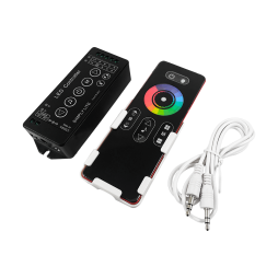 Контролер RGB RF Music 18А 12-24V Радіо - Сенсорний 8 кнопок #175