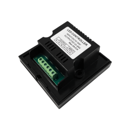 Контроллер с клеммами RGB 12A 12-24V Сенсорная панель 4 кнопки Черный