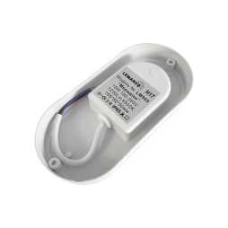 Світильник світлодіодний ЖКГ 15W 180-265V 1200LM 6500K IP65 "Меридіан" овал білий / LM905 Лємансо