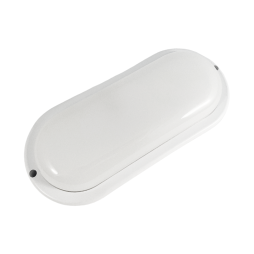 Світильник світлодіодний ЖКГ 20W 220-240V 1500LM 6500K IP65 "Атлас" EKO овал білий / LM32014 Лємансо