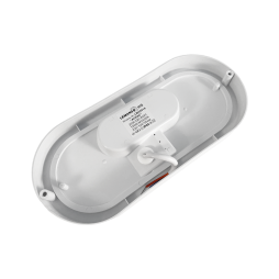 Світильник світлодіодний ЖКГ 23W 220-240V 1725LM 6500K IP65 "Атлас" EKO овал білий / LM32015 Лємансо