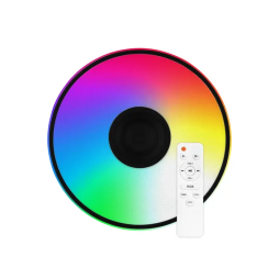 Светильник SMART светодиодный BIOM SML-R27-80-M-FRGB пульт д/у 80Вт 175-265В 3000-6000K+FULL RGB IP20 черный